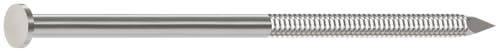 Simpson Strong-Tie T60ACNB - Clavos Comunes 6 pulgadas 4Ga con cabeza redonda y cuerpo estriado, anillados, inoxidable 316SS 25 lb miniatura 2