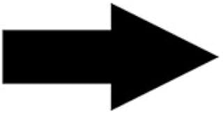 Arrow Stencil | 24 inch Straight Arrow | 60 mil | Paint Stencils for Road and Pavement Marking