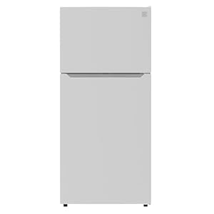 Kenmore 30″ Top Mount Refrigerator with Freezer – Adjustable Shelving, Humidity-Controlled Crispers, LED Lighting, ENERGY STAR Certified, Garage Ready, 18.1 cu. ft. Capacity – White