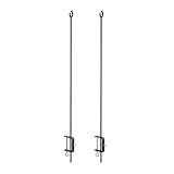 O-Hook Railing Pole for String Lights, Pack of 2