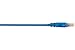 Black Box CAT5e Value Line Patch Cable, Stranded, Blue, 7-ft. (2.1-m) - Category 5e for Network Device - Patch Cable - 7 ft - 1 Pack - 1 x RJ-45 Male Network - 1 x RJ-45 Male Network - Gold Plated Con