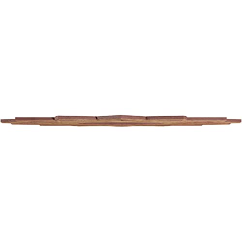 Image of Ekena Millwork 16 inchOD x 6 1 /8 inchID x 3 /8 inchT Eleanor Wood Fretwork Pierced Ceiling Medallion, Walnut