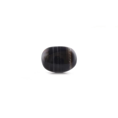 Agate naturelle du Botswana ovale sans défaut de taille pour sertissage réussi