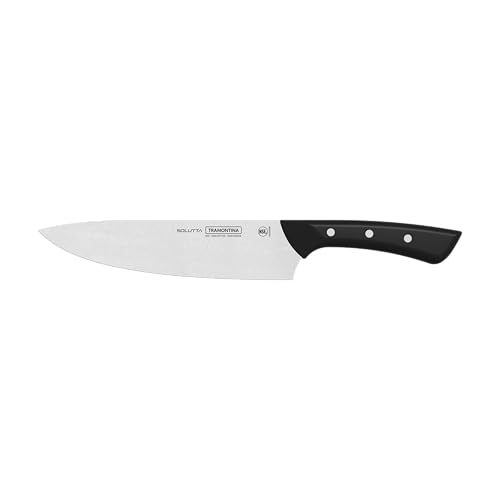 SOLUTTA Faca de chef, 21 cm, faca de cozinha de aço inoxidável, f...