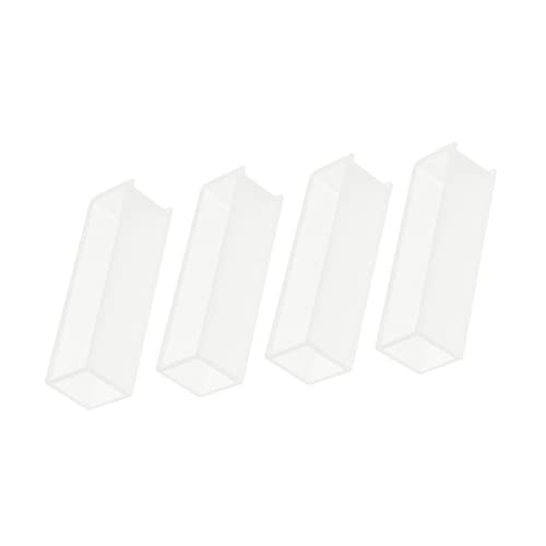 TOPPERFUN - TOPPERFUN 4pièces Cuvettes Verre Standard Micro-cuvette Pour Spectrophotomètre Haute Transparence Compatible Laboratoire Et Analyse Chimique