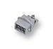 Hirschmann Rectangular Power Connector, Panel Mount, Screw, Plug, 3 Rohs Compliant: Yes - STASEI3N