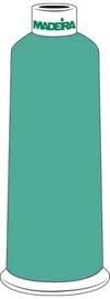 Madeira Rayon Embroidery Thread 5500yd Cone BLUE GREEN Color: 1046
