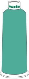 Madeira Rayon Embroidery Thread 5500yd Cone BLUE GREEN Color: 1046