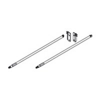 BlumZRE.521S.ID-W Blum ZRE.521S.ID METABOX 22 Inch INSERTA Gallery Rod Set - Pair