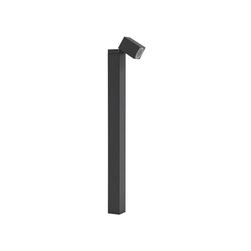 Lindby Außenleuchte Othil (spritzwassergeschützt (Modern) in Alu aus Aluminium (1 flammig, GU10) - Wegeleuchte Pollerleuchte Wegelampe Sockelleuchte