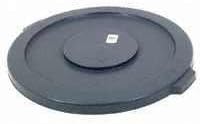 265400GRAY Gray Plastic Refuse Lid - 55 Gallon