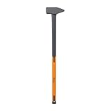 campcooga Hammer Klauenhammer Schlosserhammer mit Fiberglasstil in verschiedenen Ausführungen (Vorschlaghammer 3kg)