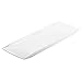 Cal-Mil PP152 Porcelain and Melamine Platters, 7" Length x 23" Width x 1" Height, White (Pack of 3)