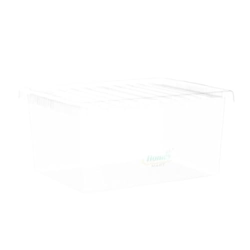 High‑Quality 11 Litre Storage Box with Clip‑On Lid – Durable, Stackable Plastic Container for Home, Office & Workplace Organisation - Set of 5
