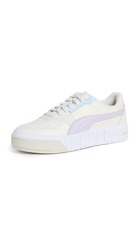 PUMA Zapatillas de piel Cali Court para mujer, Marshmallow-white, 42 EU
