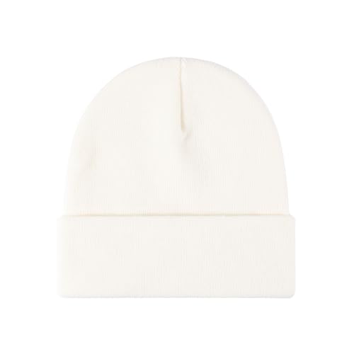Image of Beanie for Men Women Warm Winter Hat Windproof Thick Knitted Cuffed Unisex Skull Cap