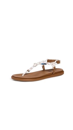 Sperry Womens Isla T Bar Sandals White 8.5 Medium US