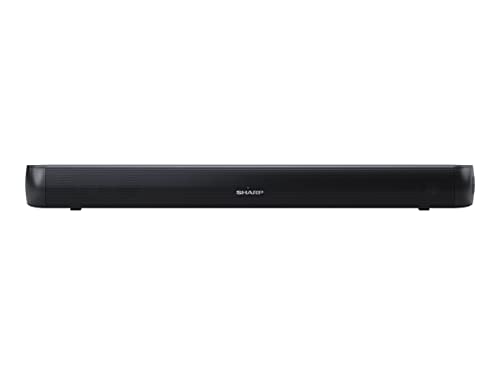 SHARP HT-SB107 90 W Bluetooth Soundbar – schlanker TV-Lautsprecher mit kabellosem Musikstreaming, kraftvollem Heimklang, sattem Bass, wandmontierbar, optischer & AUX-Anschluss – Bild 4