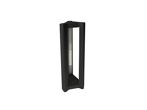 Glowster Baliza LED triangular 17W 3000K, alta eficiencia energética, ahorro en consumo, iluminación para exteriores y señalización de seguridad.
