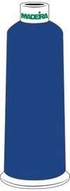 Madeira Rayon Embroidery Thread 5500yd Cone BLUE Color: 1166
