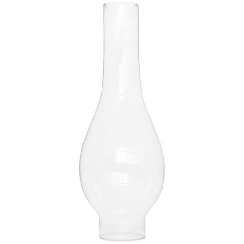 GXFCCYXT 2 Inch × 9 1/3 Inch Oil Lamp Chimney Clear Globe Replacement for Vintage and Antique Style Lamps