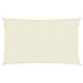 vidaXL Voile d'Ombrage Protection Voile Solaire Voile de Parasol Anti UV Jardin Patio Terrasse Balcon Extérieur 160 g/m² Crème 2,5x4 m PEHD