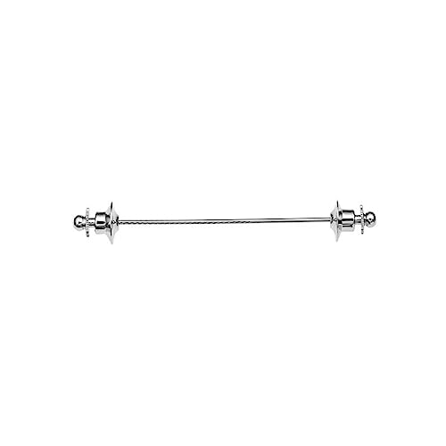 Image of Chain Lapel Pin Collar Bar Tassel Brooch Classic Ball Head Brass Shirt Collar Bar Tie Pins for Men Wedding Business