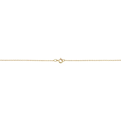 14k Yellow Gold Star of David Pendant Rope Chain Necklace (18 inch)3