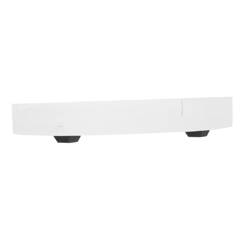 Cemaystic 植木鉢受け皿 プラスチック製 白 丸型 ? 水受けトレイ 屋内植物用 漏れ防止設計 セメント風仕様 (18.00X18.00X3.00CM)