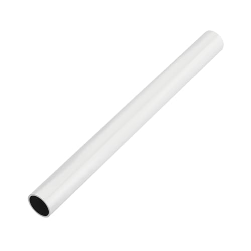 MECCANIXITY 6063 Aluminum Tubing Round Tube 1.18"(30mm) OD x 1.06"(27mm) ID 13"(330.2mm) Length Metal Straight Pipe for Industrial, DIY Craft, Furniture, Decoration, Silver by MECCANIXITY - Used condition - US$8.64