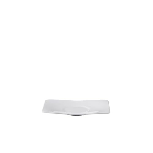 Villeroy & Boch, Modern Grace, 17 x 14 cm, Kaffeeuntertasse, Premium Bone Porzellan, weiß
