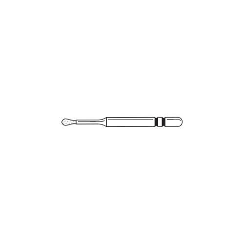 Premier Dental 2015961 Two Striper FG MP #30M Micro-Prep Medium Grit Diamond Burs 5/Pk