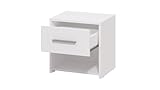 Atrapamuebles Pack de 2 Mesitas GARONA 1 Cajón 1 Hueco Blanco