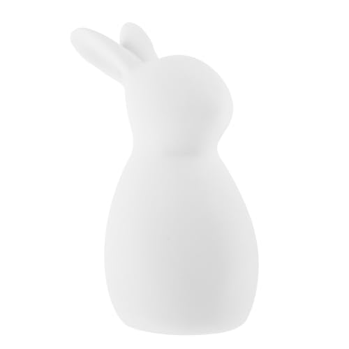 Décoration de maison blanche avec ce lapin mignon pour salon et table