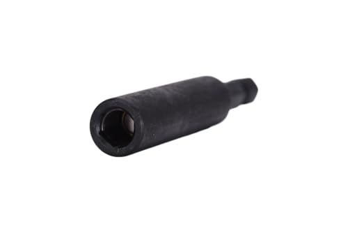 Image of Century Drill & Tool 66503 Impact Pro Magnetic Screwdriving Bit Holder | 1 /4 inch hex shank, precision-fit tip black oxide finish, heat-resistant coating