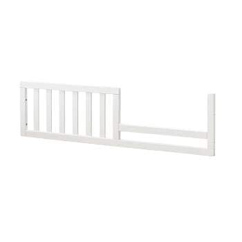 Image of Toddler Bed Safety Guard Rail for Sorelle Convertible Cribs - Solid Wood Rail for Convertible Crib to Toddler Bed Conversion - Safety Bed Rail for Children (Model #148, Weathered White)
