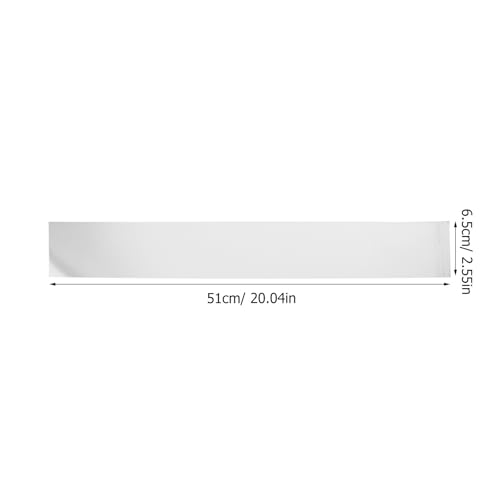 Hojas de collar transparente para pastel de plástico flexible para repostería, pack de 100 3