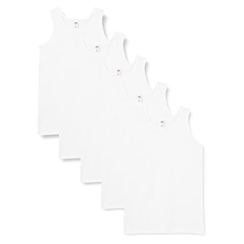 Fruit of the Loom Men's Lightweight Vests, Pack of 5 Cover