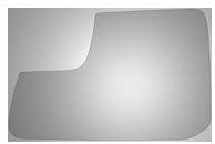 Lower Flat Driver Side Mirror Replacement Glass for 2011-2014 FORD EDGE