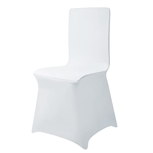 NAIZY Housse de Chaise Mariage, Lot de 100 Couvre Chaise de Mariage - Plafond Universel Extensible...