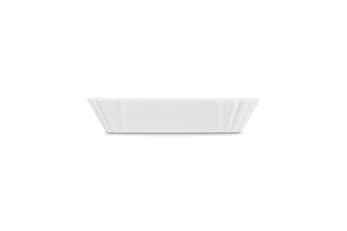 Image of Le Creuset Stoneware Bistro Boat, 14 oz. (8.5 inch L x 4 inch W x 1.7 inch D), White