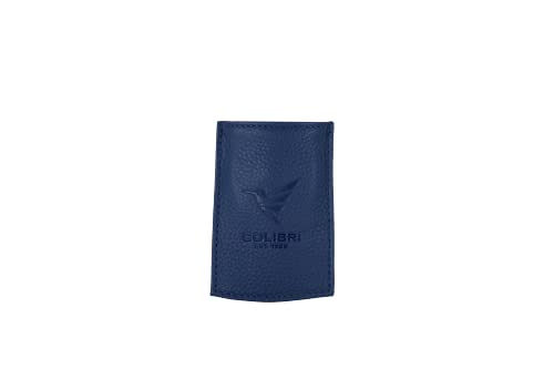 Colibri Leather Case For Lighter Or Cutter (Blue-Large) #TOP2