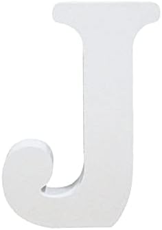 CUTUDU Alphabet Decorations Wooden 26 A-Z Letters Wall Children Baby Name Girls Bedroom Wedding Brithday Party Home Symbol Decor (B)