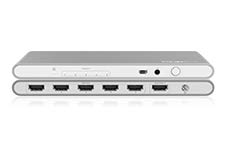 KanexPro 4K HDMI 5 x 1 Switcher, Silver (SW-HD20-5X14K)