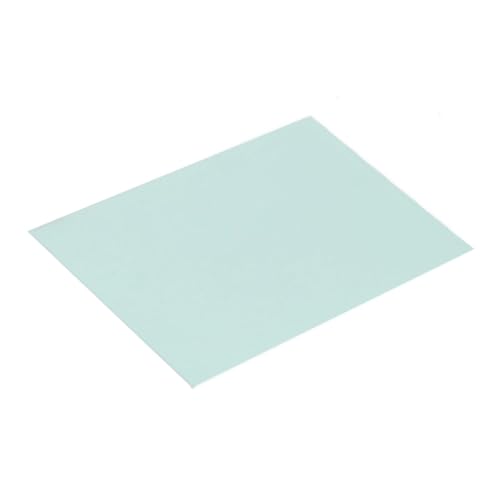 Feuille de fibre de verre G10 FR4, plaque époxy vert d'eau 172 mm x 203 mm x 0,5 mm for isolation de panneau de résine de jardin domestique et accessoires...