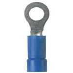 Panduit, PV14-10R-C, Ring Terminal 16 – 14 AWG #10 Stud Size Vinyl Insulated Funnel Entry Standard Package. (500 Item/s)