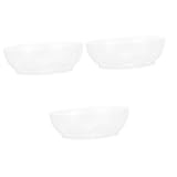 Lurrose 3pcs Jewelry Scale Tray Scale Tray for Electronic Electronic Storage Baking Measuring Pan