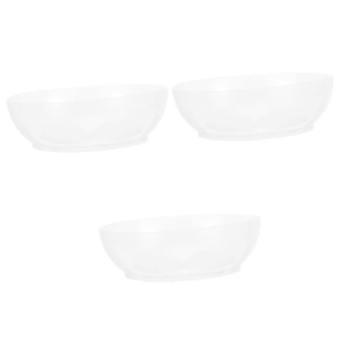 Lurrose 3pcs Jewelry Scale Tray Scale Tray for Electronic Electronic Storage Baking Measuring Pan