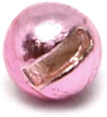 FullingMill Slotted Tungsten Beads - Lt Pink 3.8mm