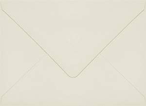 Crest Natural White Outer #7 Euro Flap Envelope (5 1/2" x 7 1/2") - 50 Envelopes